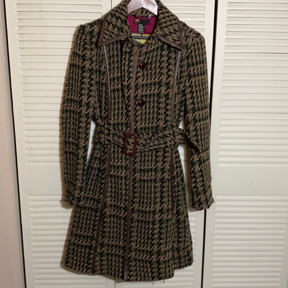 Cool Diesel Tweed Trench Coat - Picture 8 of 8
